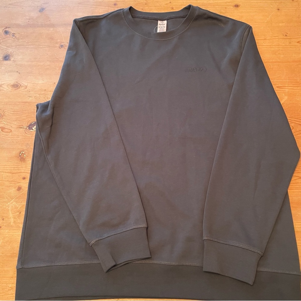 Hurley Long Sleeve Men’s Cotton Pique Shirt Brown XL